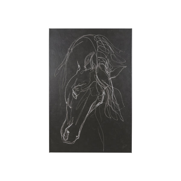 Andalusian Dark I by Mercana Studio a Hand Embellished Textured Canvas