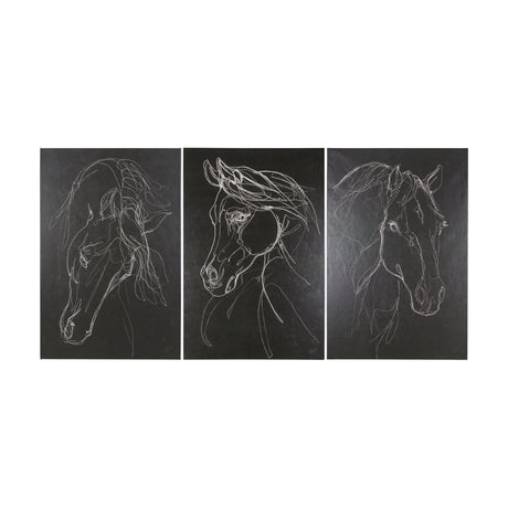 Andalusian Dark I by Mercana Studio a Hand Embellished Textured Canvas from Mercana - Luna Furniture