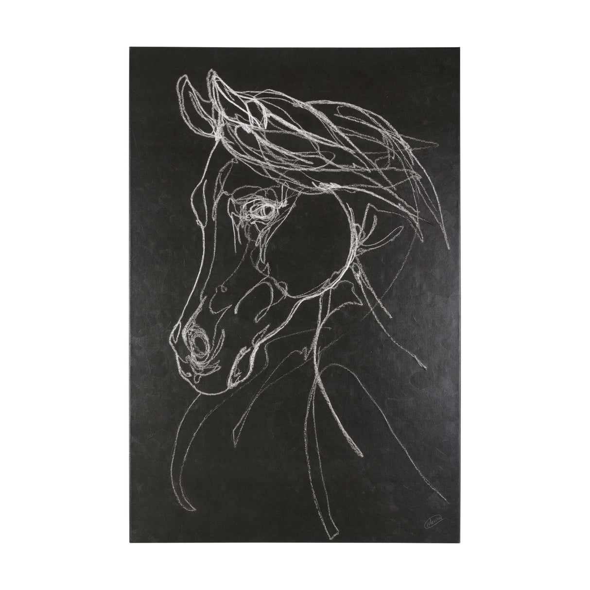 Arabian Dark II by Mercana Studio a Hand Embellished Textured Canvas from Mercana - Luna Furniture