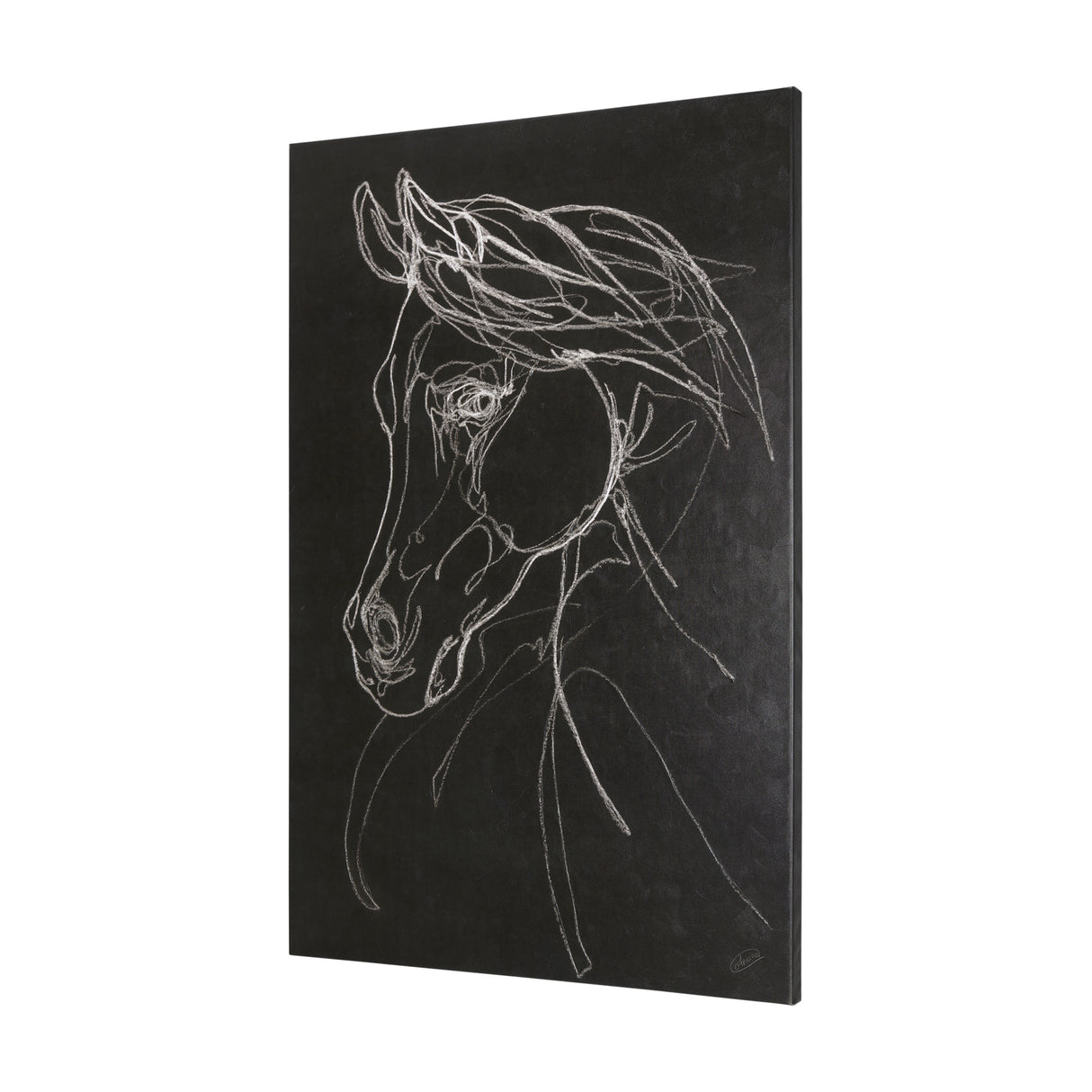 Arabian Dark II by Mercana Studio a Hand Embellished Textured Canvas from Mercana - Luna Furniture