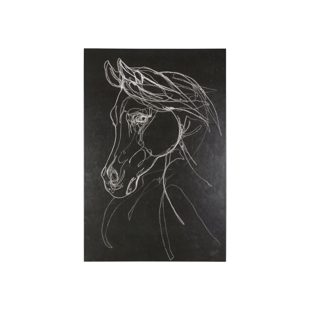 Arabian Dark II by Mercana Studio a Hand Embellished Textured Canvas from Mercana - Luna Furniture
