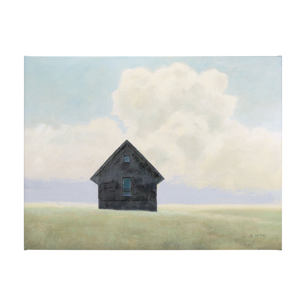Lonely Landscape I by Mercana Studio a Hand Embellished Textured Canvas