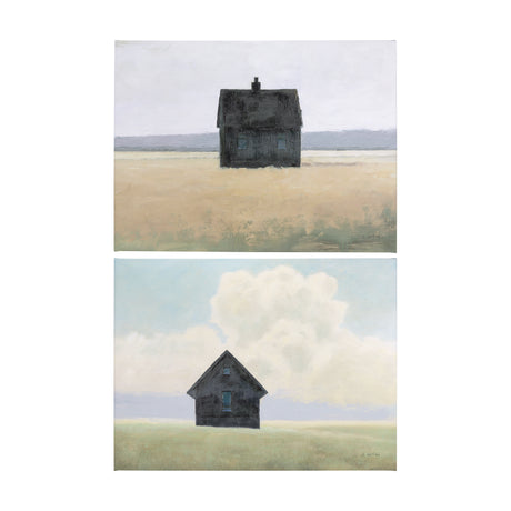 Lonely Landscape I by Mercana Studio a Hand Embellished Textured Canvas from Mercana - Luna Furniture
