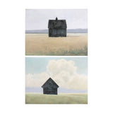 Lonely Landscape I by Mercana Studio a Hand Embellished Textured Canvas from Mercana - Luna Furniture
