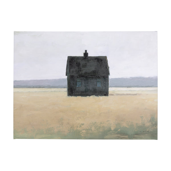 Lonely Landscape II by Mercana Studio a Hand Embellished Textured Canvas