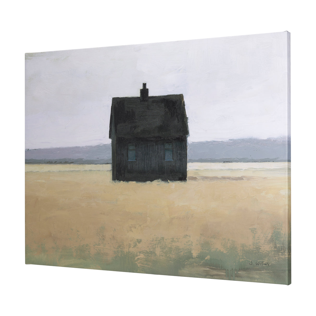 Lonely Landscape II by Mercana Studio a Hand Embellished Textured Canvas from Mercana - Luna Furniture