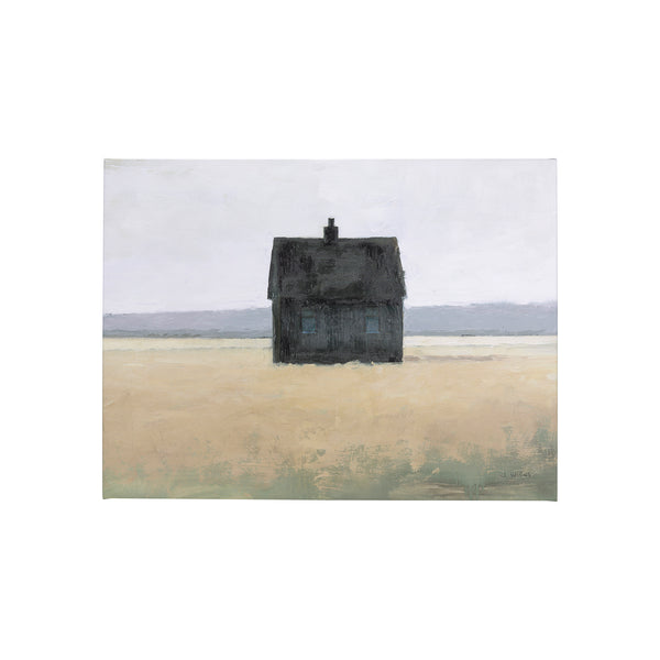Lonely Landscape II by Mercana Studio a Hand Embellished Textured Canvas