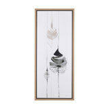 Rain of Leaf I by Mercana Studio a Hand Embellished Textured Framed Canvas from Mercana - Luna Furniture
