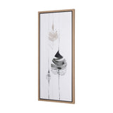Rain of Leaf I by Mercana Studio a Hand Embellished Textured Framed Canvas from Mercana - Luna Furniture
