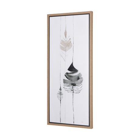 Rain of Leaf I by Mercana Studio a Hand Embellished Textured Framed Canvas from Mercana - Luna Furniture