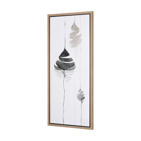 Rain of Leaf II by Mercana Studio a Hand Embellished Textured Framed Canvas from Mercana - Luna Furniture