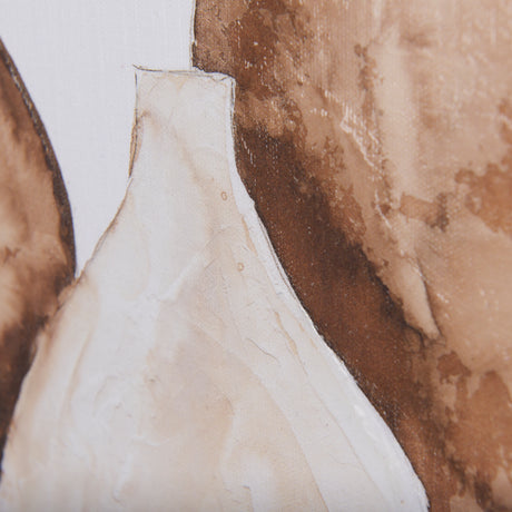 Vase Gray Pods by Mercana Studio a Hand Embellished Textured Canvas from Mercana - Luna Furniture
