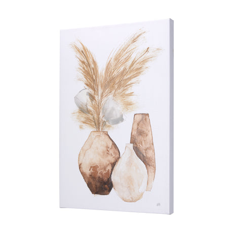 Vase Gray Pods by Mercana Studio a Hand Embellished Textured Canvas from Mercana - Luna Furniture