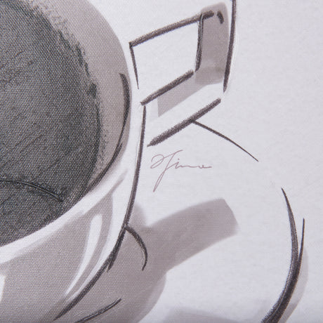Coffee Cat I by Mercana Studio a Hand Embellished Textured Canvas from Mercana - Luna Furniture
