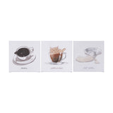 Coffee Cat III by Mercana Studio a Hand Embellished Textured Canvas from Mercana - Luna Furniture