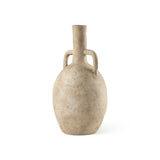 Zenni 6.1L x 6.1W x 12.0H Warm Beige Ceramic Vase from Mercana - Luna Furniture