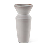 Esme 4.5L x 4.5W x 10.4H Whitewashed Ceramic Vase from Mercana - Luna Furniture