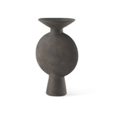 Kaz 6.7L x 5.5W x 11.2H Earthy Brown Ceramic Vase from Mercana - Luna Furniture