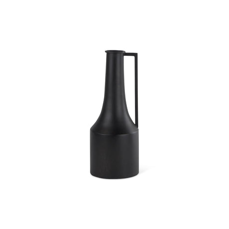Aubrey Small 14.0H Black Iron Flower Vase from Mercana - Luna Furniture