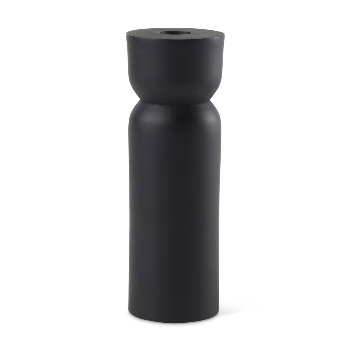 Malta Black Large Metal Candle Holder from Mercana - Luna Furniture