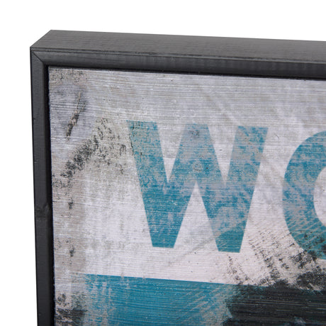 Work Like A Captain by Mercana Studio a Hand Embellished Textured Framed Art Print from Mercana - Luna Furniture