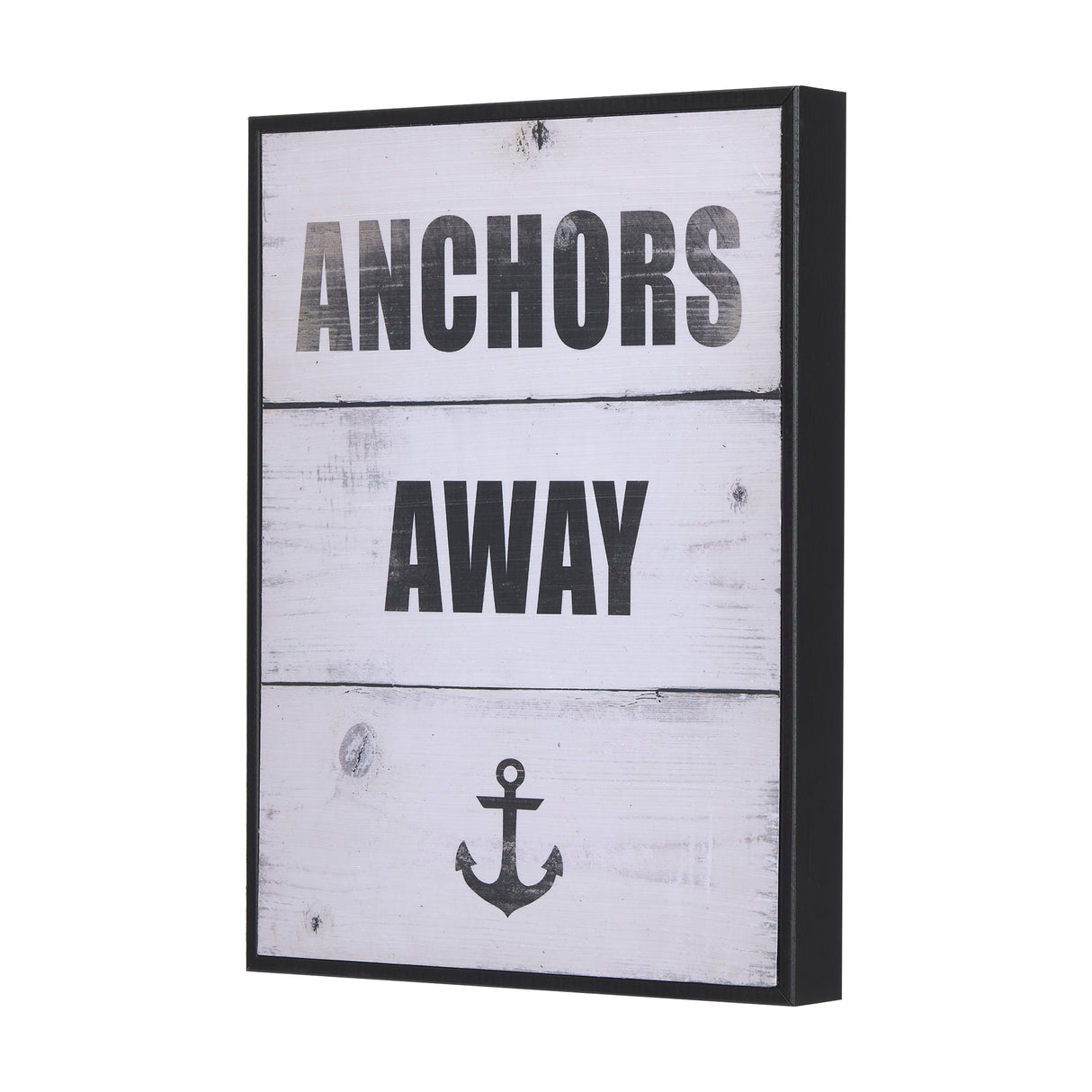 Anchors Away by Mercana Studio a Hand Embellished Textured Framed Art Print from Mercana - Luna Furniture