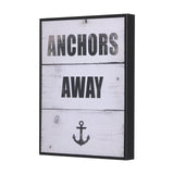 Anchors Away by Mercana Studio a Hand Embellished Textured Framed Art Print from Mercana - Luna Furniture