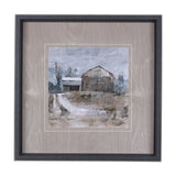 Late Autumn in Countryside II by Mercana Studio Hand Embellished Framed Art Print Matted under Glass from Mercana - Luna Furniture