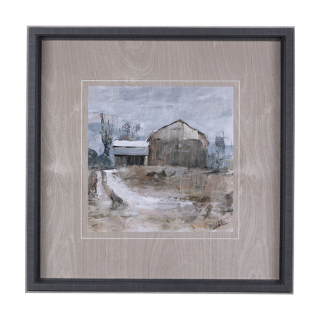 Late Autumn in Countryside II by Mercana Studio Hand Embellished Framed Art Print Matted under Glass from Mercana - Luna Furniture