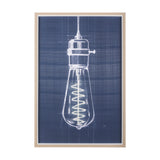 Bright Idea I by Mercana Studio a Hand Embellished Textured Framed Art Print from Mercana - Luna Furniture