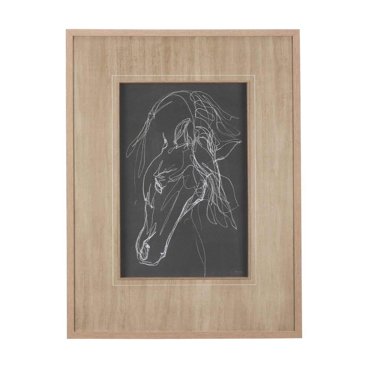 Andalusian Dark I by Mercana Studio a Hand Embellished Textured Framed Art Print Matted under Glass from Mercana - Luna Furniture