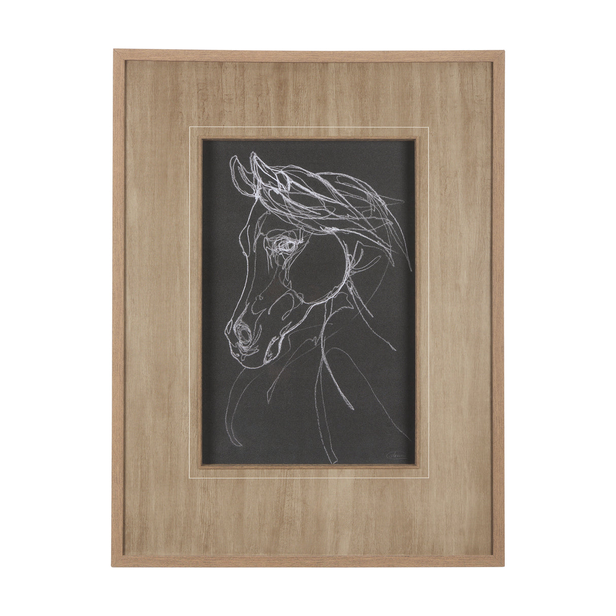 Arabian Dark II by Mercana Studio a Hand Embellished Textured Framed Art Print Matted under Glass from Mercana - Luna Furniture