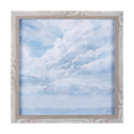 Day cloud II by Mercana Studio a Hand Embellished Textured Framed Art Print from Mercana - Luna Furniture