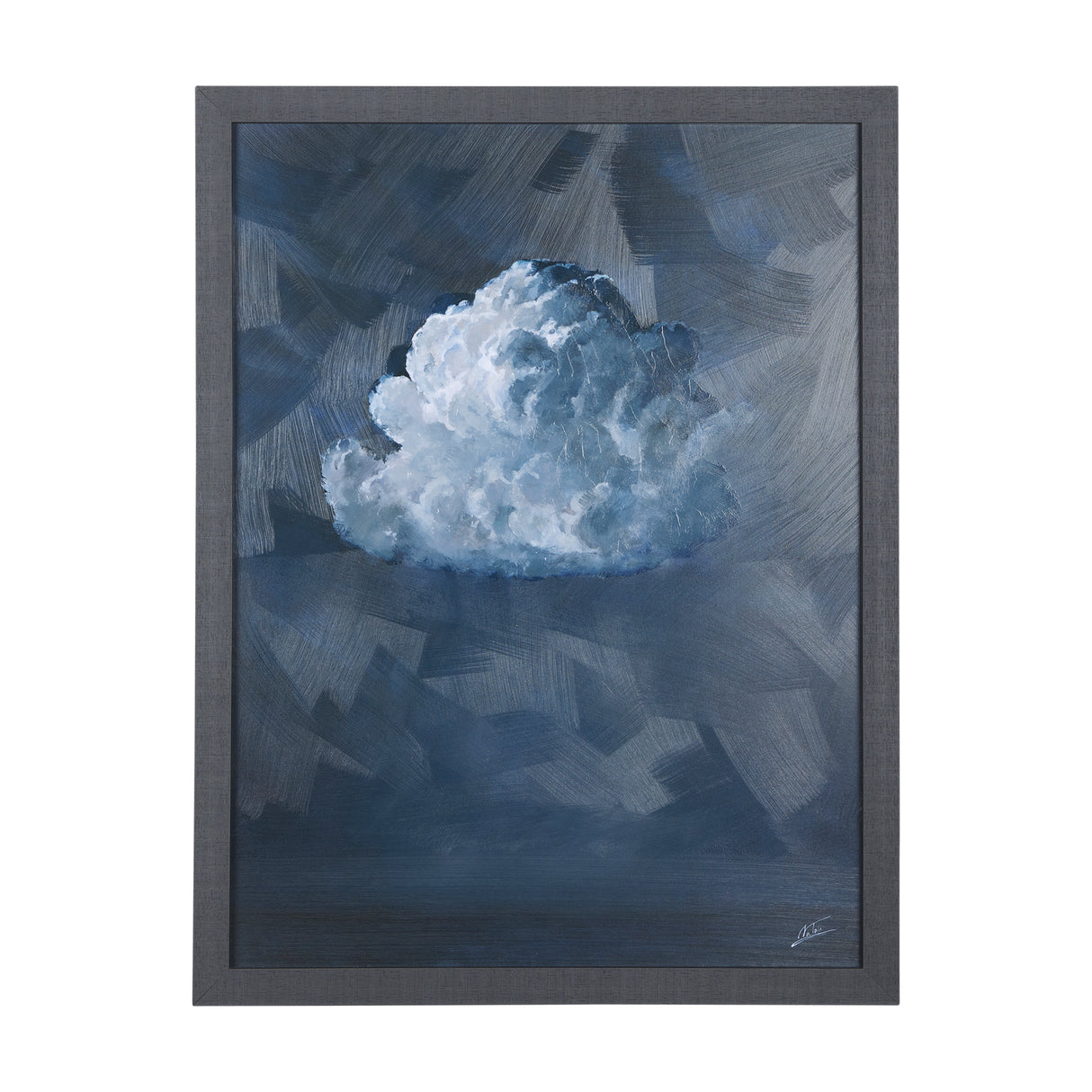 Night cloud I by Mercana Studio a Hand Embellished Textured Framed Art Print from Mercana - Luna Furniture