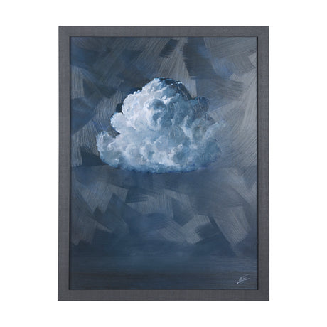 Night cloud I by Mercana Studio a Hand Embellished Textured Framed Art Print from Mercana - Luna Furniture