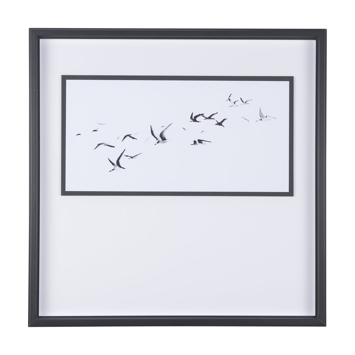 Fly Away by Mercana Studio a Hand Embellished Textured Framed Art Print Matted under Glass from Mercana - Luna Furniture