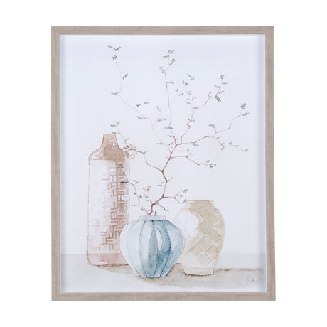 Boho BranchesII by Mercana Studio a Hand Embellished Textured Framed Art Print Matted under Glass from Mercana - Luna Furniture