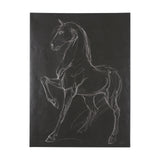 Horse IV by Mercana Studio a Hand Embellished Textured Canvas from Mercana - Luna Furniture