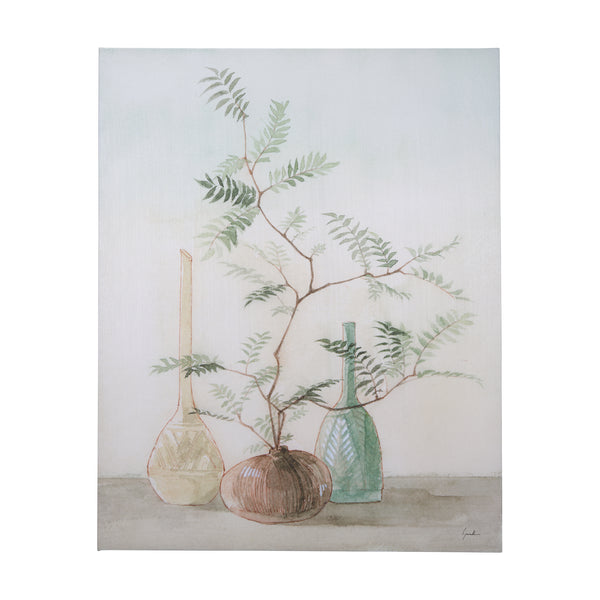 Boho Branches I by Mercana Studio a Hand Embellished Textured Canvas