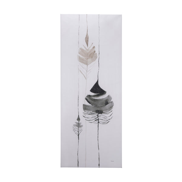 Rain of Leaf I by Mercana Studio a Hand Embellished Textured Canvas