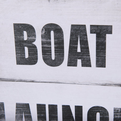 Boat Launch by Mercana Studio a Hand Embellished Textured Framed Art Print from Mercana - Luna Furniture