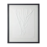 White Vines II by Studio M a handmade Original Framed 3D Textured Artwork under Glass from Mercana - Luna Furniture