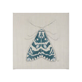 Moth Blue III by Mercana Studio a Hand Embellished Textured Canvas from Mercana - Luna Furniture