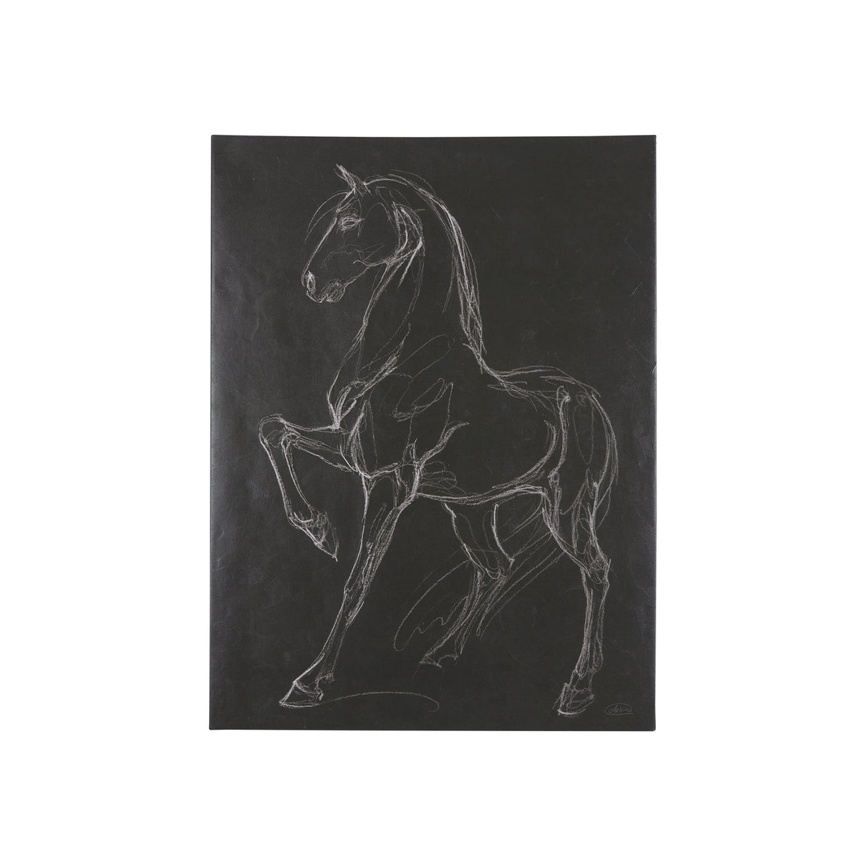 Horse IV by Mercana Studio a Hand Embellished Textured Canvas from Mercana - Luna Furniture