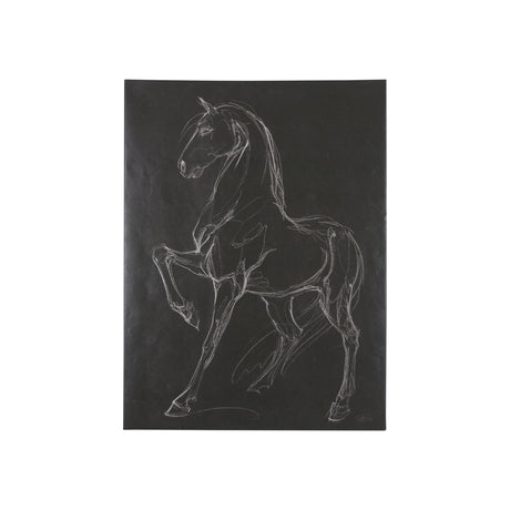 Horse IV by Mercana Studio a Hand Embellished Textured Canvas from Mercana - Luna Furniture