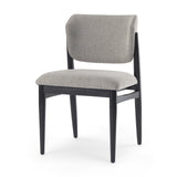 Cline 20.9L x 23.0W x 31.9H Gray Fabric W/Black Wood Dining Chair, Set of 2 from Mercana - Luna Furniture