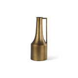 Aubrey Small 14.0H Gold Iron Flower Jug Vase from Mercana - Luna Furniture