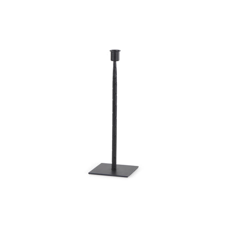 Porter 4.5L x 4.5W x 12.0H Small Black Iron Candle Holder from Mercana - Luna Furniture