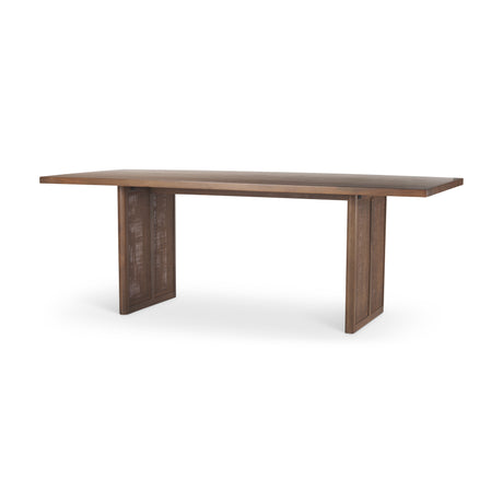 Grier 84" Medium Brown Wood w/ Cane Dining Table from Mercana - Luna Furniture