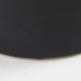 Burton 8.3H Small White and Black Ceramic Jug Vase from Mercana - Luna Furniture